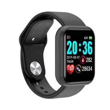 D20 Pro Смарт Часовници За Мъже Y68 Smartwatch на Сърдечния Ритъм Уреди За Измерване на Кръвното Налягане, Съня, за Проследяване Движението на Мониторинг Смарт Гривна за IOS и Android