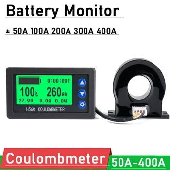 DYKB Батерия Монитор Хол Кулоновский измерване на постоянен ток 8-100 В 100A - 400A Lifepo4 оловно-киселинната литиево-йонна батерия литиева дисплей захранване 12 24 36 48 В BMS