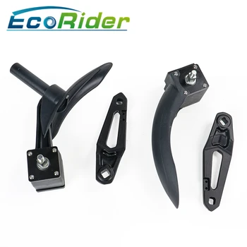 Ecorider E4-9 Офроуд електрически скутер мост отпред и задно окачване амортисьори Рокер колела 0