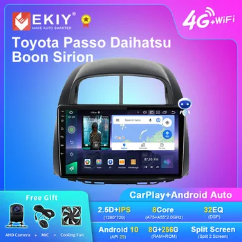 EKIY Q7 Android Авторадио За Toyota Passo Daihatsu добре Дошъл Sirion Subaru Justy Perodua Myvi Авто Радио Navi GPS, Мултимедийни Стерео