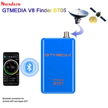 GTMEDIA Freesat V8 Finder BT05 1080P Satfinder DVB-S2 сателитни търсещия За andriod IOS цифров Bluetooth HD сателитен Satfinder