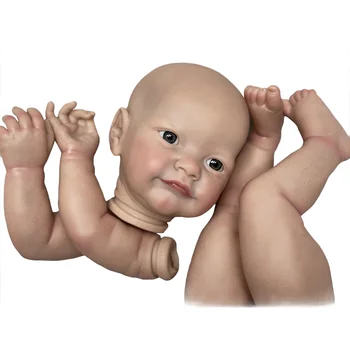 Hot Sale Boneca Bebe Reborn Комплекти Lifelike Newborn Собственоръчно Reborn Кукла Kit Include Body And Eyes бебето бон кукла оригинал 4