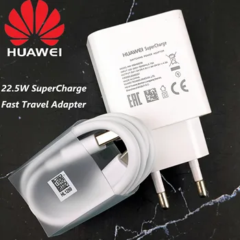 HuaWei Nova Y70 22,5 W Бързо Зарядно устройство Оригинален Адаптер SuperCharge Max За Пътуване Usb 5А C Кабел За Nova 5T Y9a P Smart 2021 Honor X7
