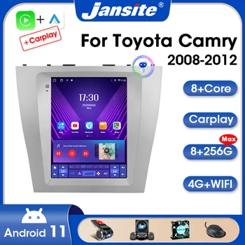 Jansite За Toyota Camry 7 XV 40 50 2006-2011 Android 11 Авто Радио Мултимедиен плеър Авторадио GPS Carplay RDS IPS Екран Auto