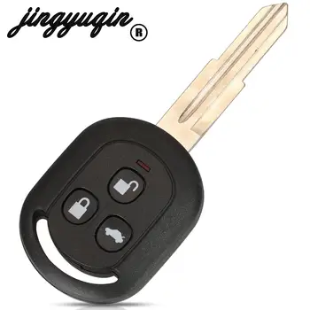 jingyuqin 3 Бутона за Chevrolet Lacetti Daewoo Nubira Дистанционно Автомобилен Ключ за Носене на Ключодържател С Неразрезным Острие Замяна
