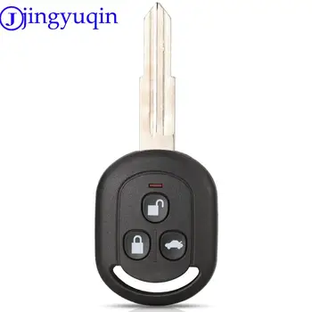 jingyuqin 3 Бутони на дистанционното на ключа на автомобила Калъф за Chevrolet Lacetti (2003-2012) Daewoo Nubira (2008-2010)