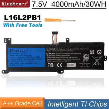 KingSener L16M2PB1 Батерия за лаптоп Lenovo Ideapad 320-15IKB -15IAP -15AST -15ABR -14ABR 520-15IKBR 330-15ICN L16L2PB1 30WH