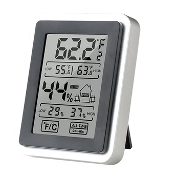 LCD Дигитален Термометър, Влагомер Температурата В Помещението е Удобен Сензор за Температура, Влага Измервателни Уреди