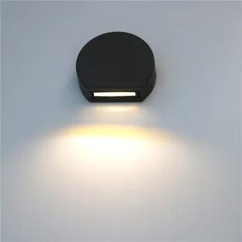 LED Външни Стенни Лампи Водоустойчива IP65, с монтиран на стената Лампа, Закрит led Лестничный Лампа AC85-AC265V Коридор Lighitng нощни стенни лампи BL75