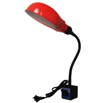 Led работна лампа за машини Gooseneck магнитно основа E27 винт механично оборудване лампа Гаражно Лампа