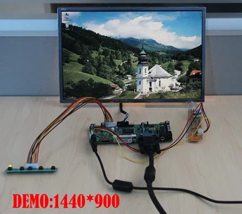 M. NT68676 HDMI-съвместим DVI VGA LCD контролер Комплект платка LP171WP4 (TL) (P1)/ (TL) (P2)/TL02/TLB4/TLR1/TLR2/TL01 панел 1440X900 5