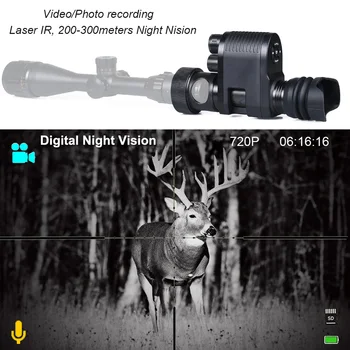 Megaorei 3 Мерник на Уред за Нощно Виждане Оптично HD Цифрова Снимка на Цветни Дневни и Нощни Ловни камера за Нощно Виждане 2