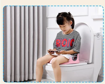 MOTOHOOD Меко Детско столче За Приучения Към Гърне Детски Гърне Високо Качество на Детска Седалка За Тоалетна Седалка За Приучения до Унитазу 4
