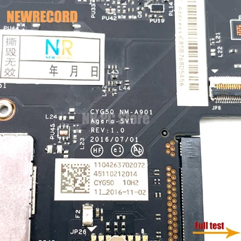 NEWRECORD 5B20M35075 CYG50 NM-A901 За Lenovo Yoga 910-13IKB дънна Платка на лаптоп 13,3 Инча SR2ZV I7-7500U 8 GB оперативна памет, Основна такса 4