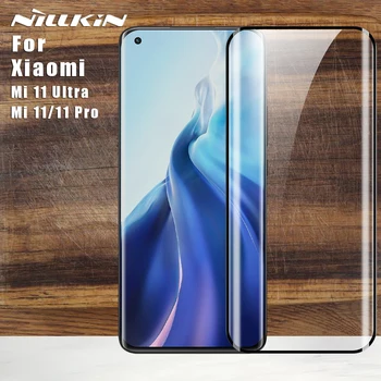 Nillkin за Xiaomi Mi 11 Ultra Pro 5G Филм, 2 бр. Ударопрочная Извити Фолио, Защитно Фолио за екрана Mi 11 Pro Ultra 0
