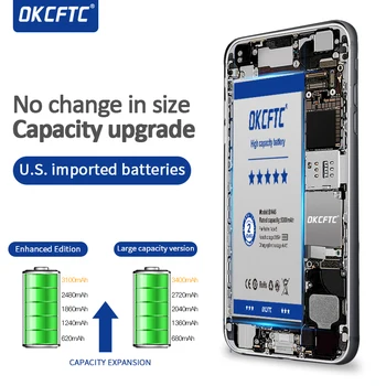 OKCFTC Оригинален Нов 5200 mah HB386589ECW Батерия За Huawei Honor Play COR-L29 COR-AL10 COR-TL10 COR-AL00 Батерии + Инструменти 3