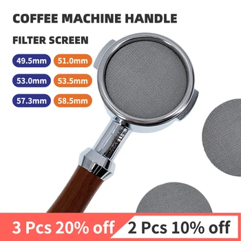 Portafilter за еспресо 58 мм/и т.н. Филтри от неръждаема Стомана мрежест филтър на екрана миене на екрана Душ контакт за многократна употреба за производството на Кафе Машини