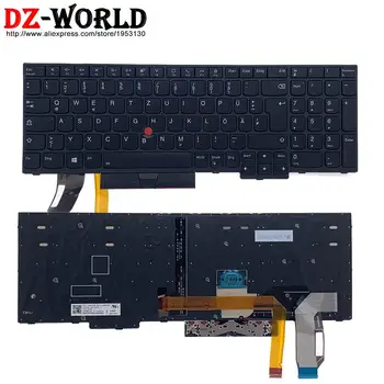 Qwertz DE Немска Клавиатура с подсветка за Lenovo Thinkpad T15 P15S Gen1 Gen2 5N20V78119 5N20V78918 5N20V78010 5N21B08425 5N21B08462 1