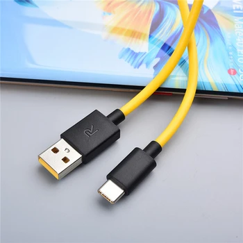 Realme 2A USB 3,1 Тип C Кабел За Зареждане на Мобилен телефон 100 СМ Зарядно Устройство Кабел За Realme 7 6 5 Pro 6s 6i C15 C311 C3 X3 X7 Q Q2 X50 V5 3