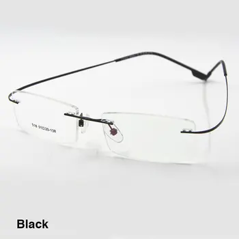 Reven Jate Гъвкави Очила без Рамки от Титанова Сплав, Рамки за Оптични Очила по Рецепта, Очила за Жени и Мъже 2