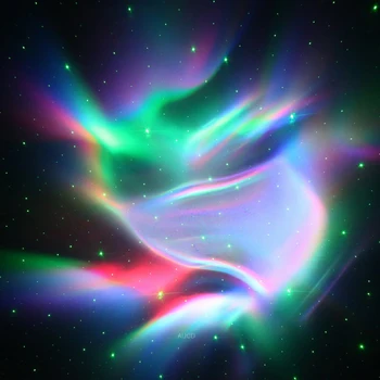 RGB Пълноцветен Аврора Led Лампа Galaxy Звездното Небе Звезда G Лазерен Микс Проектор Осветление Домашна Стая Вечерни Шоу Дистанционно USB Нощно Осветление 4