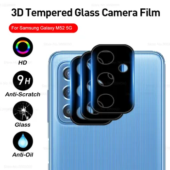 Samsun m52 5G 3D Извити Защита на Обектива на Камерата За Samsung m52m 52 52m 5G Седалките galaxym52 Задната част на Камерата е Закалено Стъкло