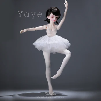 Shuga Фея Yaye 1/4 BJD Кукла Балерина в преследване на мечтата си Пълен Набор от Подаръци за Подарък-Изненада За Момичета, Художествена Играчка от Смола