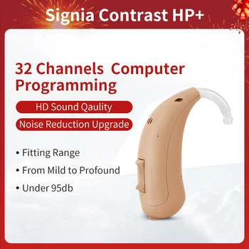 Siemens Signia 32 Канални Цифрови Слухови Апарати HD Слухов Апарат с висока мощност С функция Терапия за шум в ушите Програмируем Компютър 2