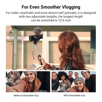 SmallRig Сгъваем Дистанционно Безжична Камера За Заснемане на Видео Статив Селфи-Стик за Sony Canon Фото/Видео/YouTube Zoom 4