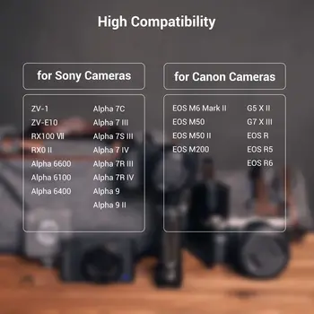SmallRig Сгъваем Дистанционно Безжична Камера За Заснемане на Видео Статив Селфи-Стик за Sony Canon Фото/Видео/YouTube Zoom 5