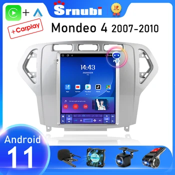 Srnubi Android 11 Автомагнитола за Ford Mondeo 4 Mk4 2007 2008 2009 2010 2 Din Мултимедиен Плейър Carplay GPS стерео DVD Главното Устройство