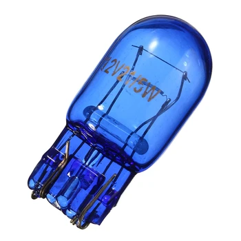 T20 580 7443 W21/5 W 12 В W3x16q Натурален Синьо Стъкло Стоп-спирачка на Опашката на Колата Сигнални Странични Лампи Светлината Lamps1/2/4 бр. Сигнална Лампа 1