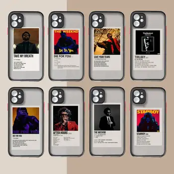 The Weeknd в Минималистичен Плакат Калъф За Телефон матиран прозрачен За iPhone 14 11 12 13 plus mini x xr xs pro max калъф