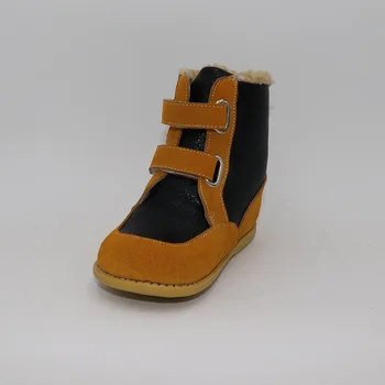Tipsietoes 2023 Нова Зимни Детски Обувки на Бос крак Кожени Обувки Martin Детски Зимни Обувки За Момичета И Момчета Гумени Модерни Розови Маратонки 4