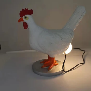 USB Животното е Декоративна Нощна Лампа за Моделиране Смола Таксидермия Пиле Лампи Забавни игри на Декорация на Празнични Подаръци Вечерни Украса
