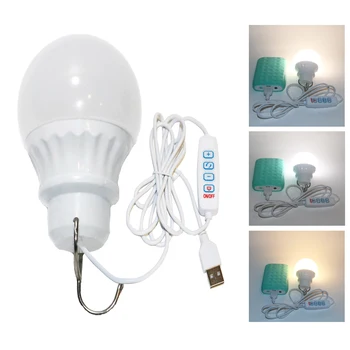 USB лампа акумулаторна лампа бу Лампа Трикольор Лампа Лампа нощна светлина Премина Супер Ярка Лампа За Четене 5 В Бележника лека нощ Нощта на 5 W 0