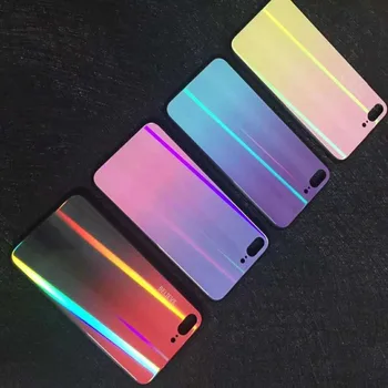 UV Лазерен Печат Aurora Glitter Празен Калъф от TPU за iPhone 14 11 12 13 mini Pro Max 6s 6 7 8 Plus X Xs Xr XS Max 10 бр. 4