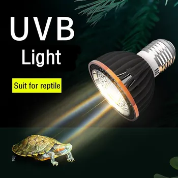 UVA + UVB 5,0/10,0 Лампа за Защита от Слънцето за Влечуги с Пълен набор от, LED UV лампи, Лампа за Отопление, Лампа за Влечуги и Земноводни, Аксесоари за Влечуги