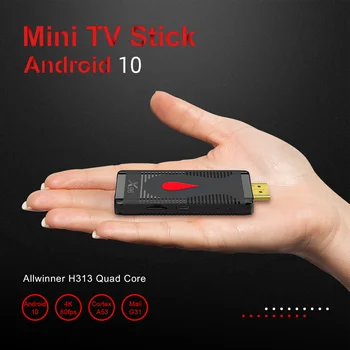 X96 S400 2 GB 16 GB Android 10 TV Stick Allwinner H313 Четириядрен 4K 60fps H. 265 2,4 G Wifi Google Плейър на Youtube X96 TV Box Ключ 1