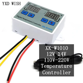 XK-W1010 12 В 24 В 110-220 В Дигитален Термостат температурен Регулатор 10A Изход За Инкубатора Яйца, Регулатор на Температурата