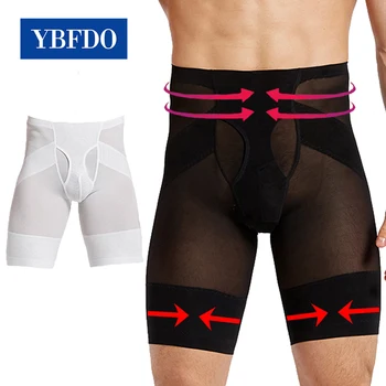 YBFDO 2021 New body shaper мъжки Слипове-Боксерки Стрейчевое Бельо Компресия Шорти Безшевно Коригиращо Бельо За Моделиране на Корема Колан