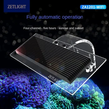 ZETLIGHT ZA-1201AI led лампа за отглеждане на корали в аквариума с морски рифове, бяло, синьо, аквариумный аквариум, SPS, LPS, цвят, расте