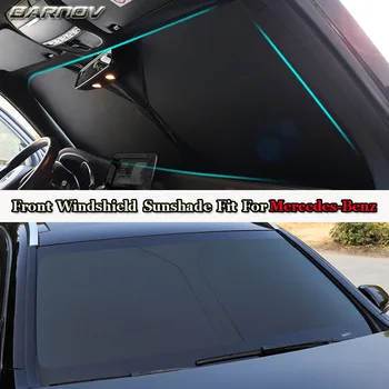 Авто Специален сенника На Предното стъкло с двойна Изолация, Изработени По Поръчка, Подходящи За Mercedes-Benz C-Class W202 W203 W204 W205 Avant