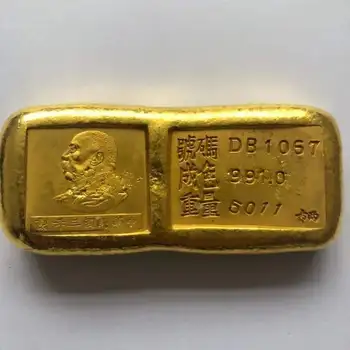 Античен антични, античен чист мед сгъсти Ян Датоу кюлчета злато кюлчета злато месинг позлатени кюлчета злато колекция от златни кюлчета стария предмет