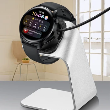 Безжична зарядно устройство ще захранване на Поставка за смарт часа Huawei Watch от Алуминиева Сплав, Настолна зарядно устройство ще захранване на Зарядно устройство за Huawei Watch3 Watch3 Pro Gt3 3