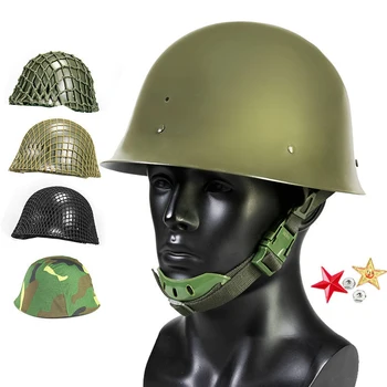 Бърз FRP Тактически Шлем Взривозащитен устойчив на удари 1,2 кг CS Тренировъчен Армейски фен с висока Глава Наполовина Каска 0