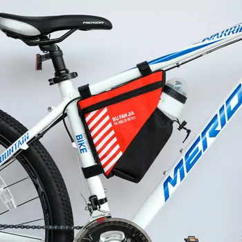 велосипедна рамка чанта Велосипедна Велосипедна чанта Триъгълна чанта Планинско Колоездене Бутилка За Вода Чанта инструмент Комплект Обзавеждане и Аксесоари За Велосипеди