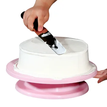 Въртяща се Маса За Печене на Торта Въртяща се Маса За Украса на Тортата ПП Пластмасов Инструмент За Украса на Торта, Въртяща Маса За Украса на Тортата