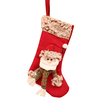 Големи Коледни Подаръчни Пакети За Декорация На Камината Чорапи Нова Година Титуляр За Бонбони Начало Декор Нова Полезна Гореща Разпродажба 3