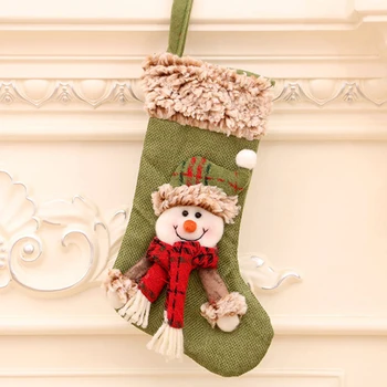 Големи Коледни Подаръчни Пакети За Декорация На Камината Чорапи Нова Година Титуляр За Бонбони Начало Декор Нова Полезна Гореща Разпродажба 5